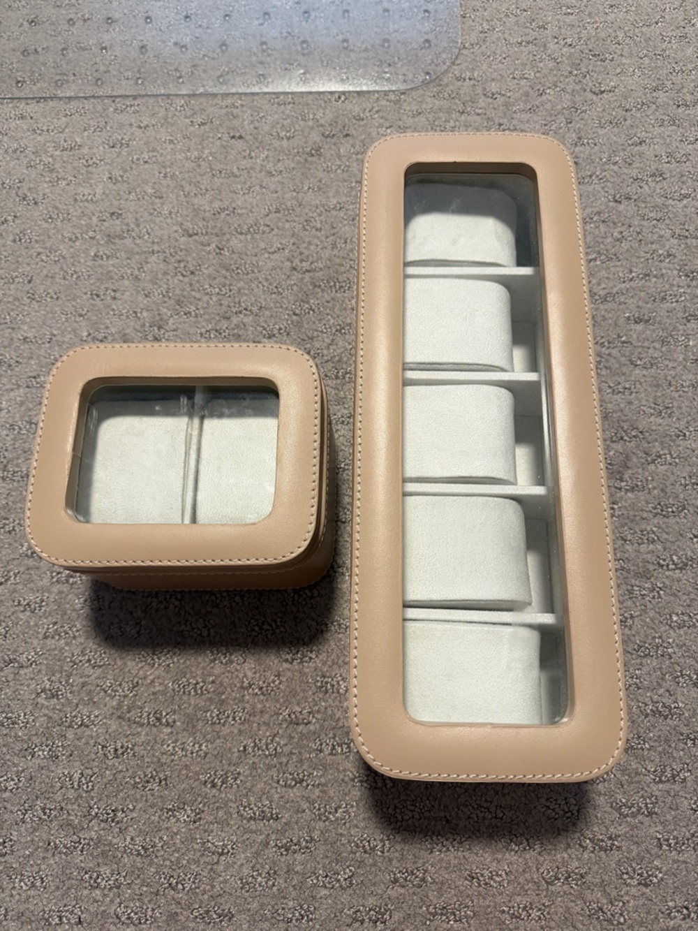 Pottery Barn Set of 2 Watch Boxes